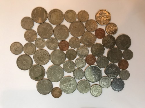 عملة معدنية عراقية قديمة - عدد 48 قطعة